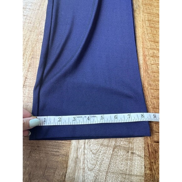 Chico's 1 Easywear Women's Navy Blue Straight Leg Pull On Stretchy Pants Medium - Picture 9 of 9